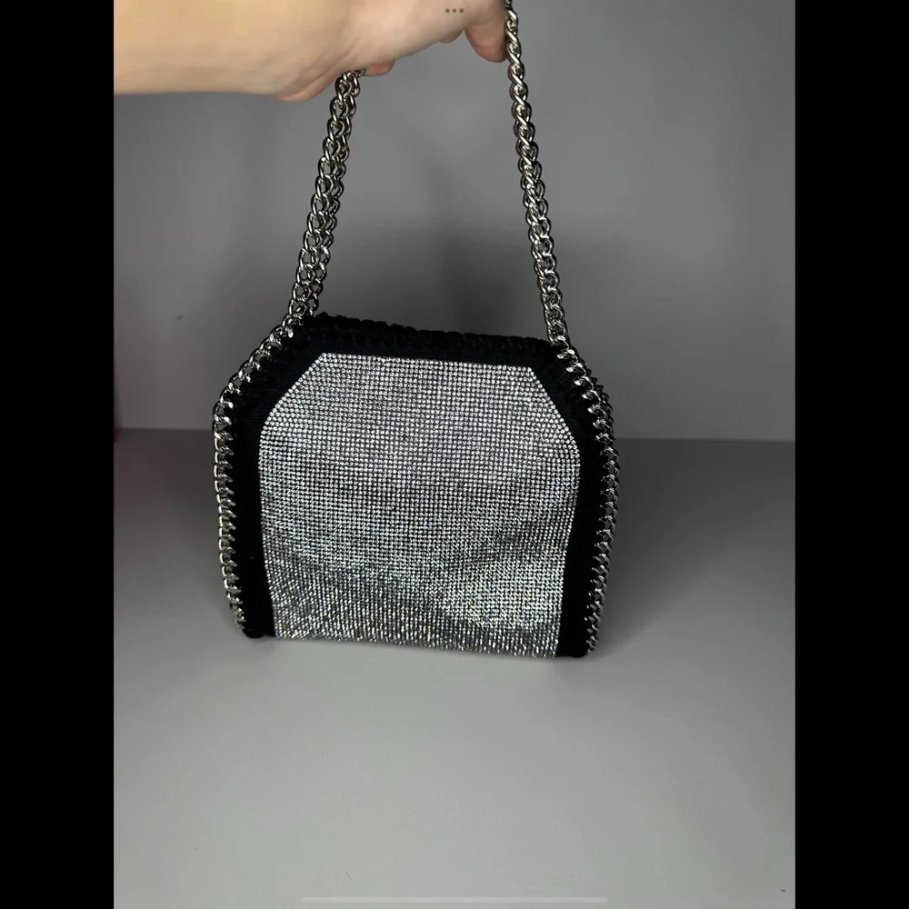 Upcycled‎ Rhinestone Bag - Picture 2 of 5